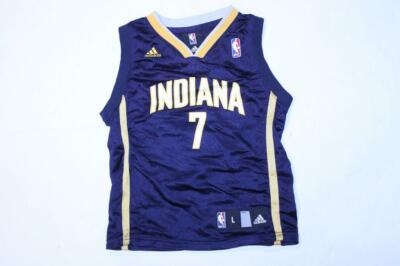 Youth Indiana Pacers Jermaine O'Neal L (7) Sz 7 Jersey (Navy Blue