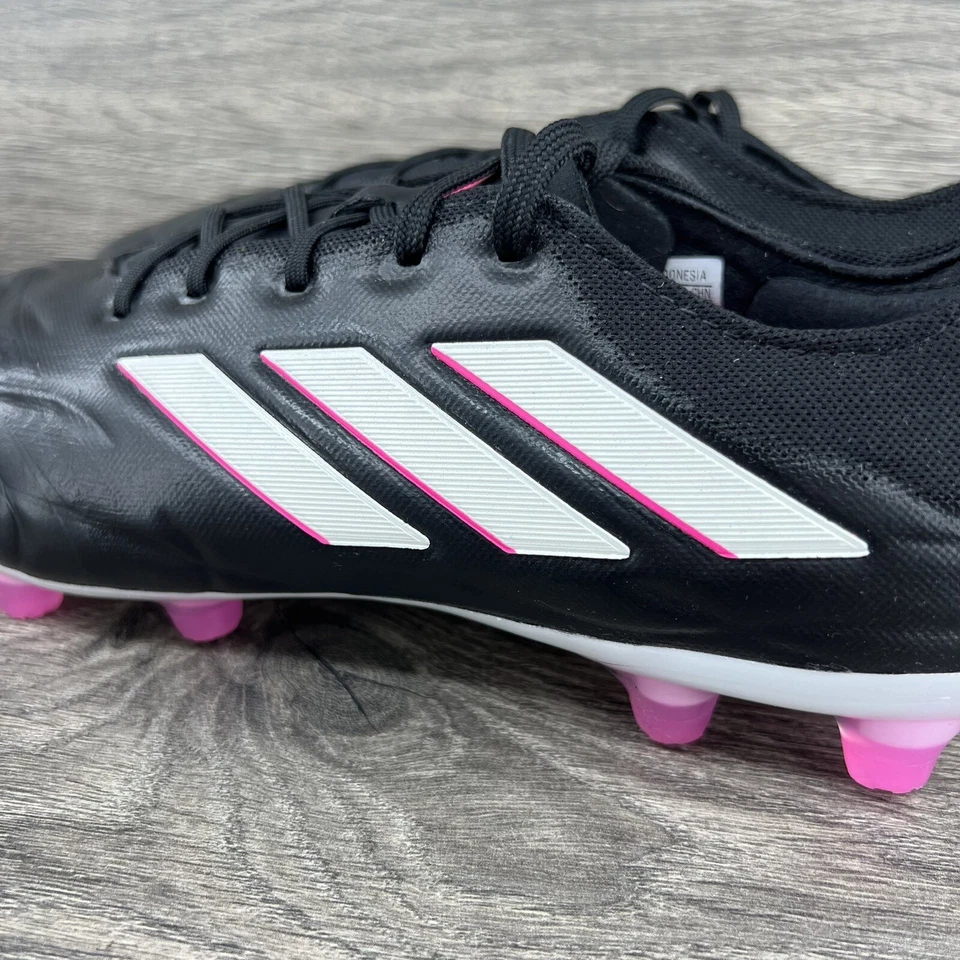 Botines de fútbol Adidas Copa Pure .2 FG para hombre talla 9,5 negro rosa HQ8898 Foto 3 de 4