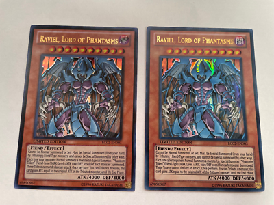 Raviel, Lord of Phantasms LC02-EN003 Ultra Rare Limited Edition Yugioh NM X2