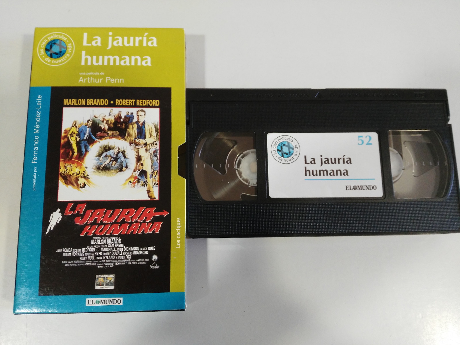 The Human Pack Marlon Brando Redford VHS Cardboard Box Spanish The World