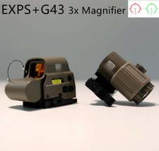 Sight holographic Red Green Dot Reflex 558 G43 3X Magnifier Combination Clone-DE