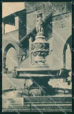 Piacenza Castell'Arquato Fontana Monumentale cartolina KF5226