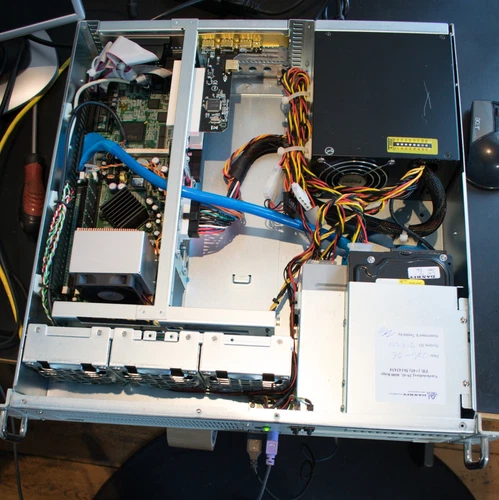19" rack mount Industrial PC IB840F-R Motherboard 1 Gig RAM working system