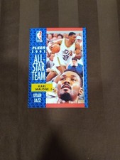 1991-92 Fleer Karl Malone All Star Team Utah Jazz #219
