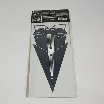 Topix Kit Easy Iron On Foil Transfer Tuxedo Front TXF04 Vintage
