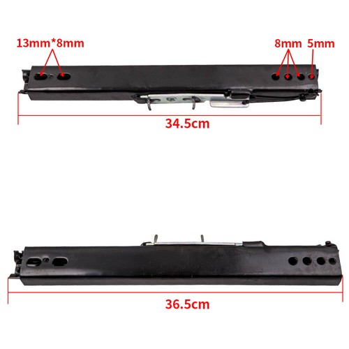 2PCS Universal Dual Lock Design Car Racing Seat Base Slider - Picture 2 of 10