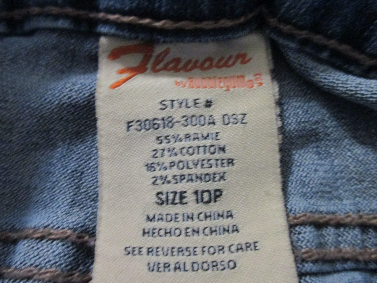 Jeans Femme Flavour Taille 16 - Coupe Droite Décontractée En Bleu