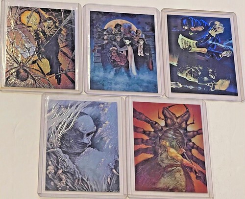 1991 Topps Universal Monsters Monsterchrome Chase Cards M1-M10 You Pick One - Picture 2 of 7