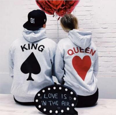 King Queen Precio De Sudaderas Para Novios Parejas Set De Sudadera