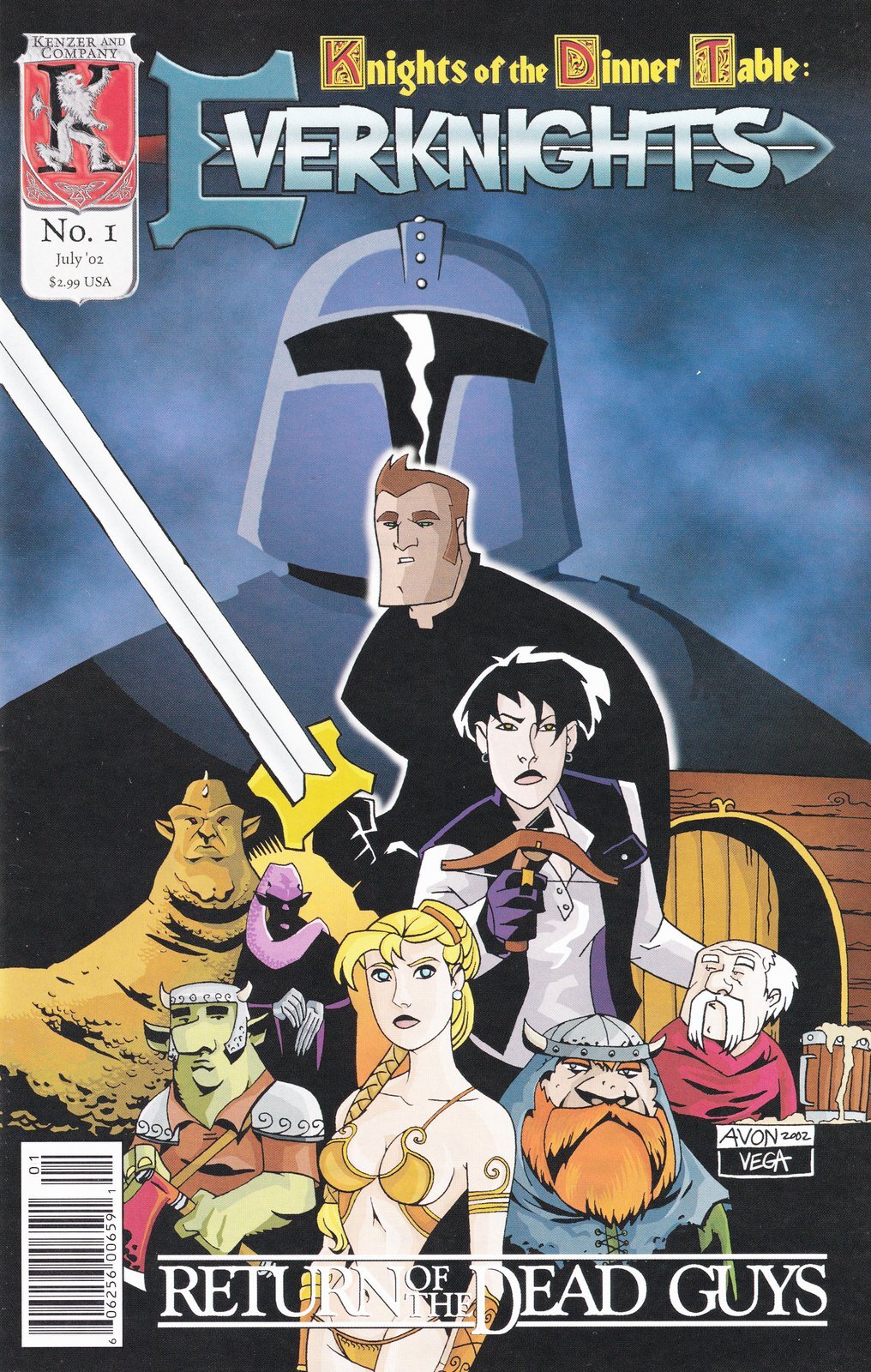 Dungeons & Dragons: Black & White #1 Kenzer and Company Comics
