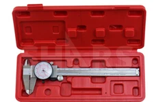 Shars 6" 150mm Inch Metric Dual Reading Dial Caliper MM Inspection Report New S}
