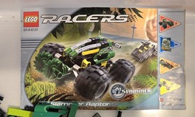 LEGO Racers Slammer Raptor 8469 Parts And  Instructions, Missing Parts