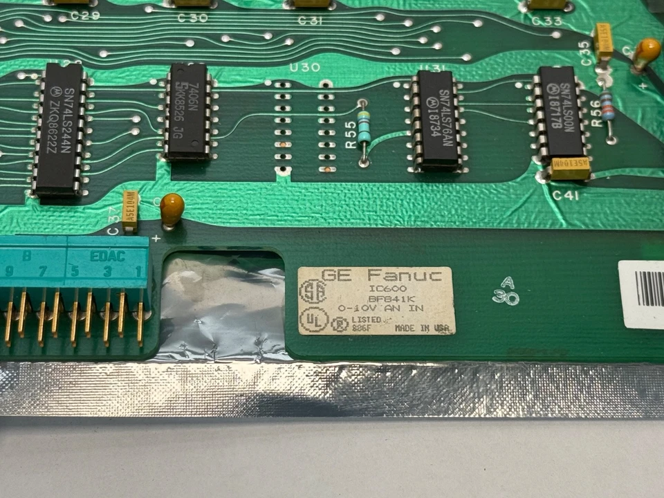 Fanuc IC600BF841K Analog Input Module Series Six PLC Board IC600-BF841K GE - Image 3 of 4