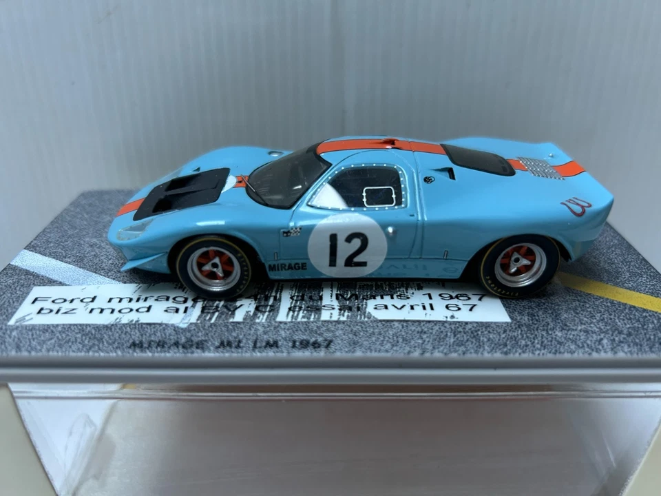 BIZARRE (Spark) Modifié Mirage M1 Ford #12 Essais 24h Le Mans Avril 1967 1/43 - Photo 2/4