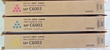 Genuine Ricoh Savin Lanier Toner 3pk MP C6003 MP C5503 MP C4503 MP C6004