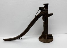 Vintage Heavy Cast Iron Railroad Tractor Buggy Carriage Car Truck Ratchet Jack Vintage Heavy Cast Iron Railroad Tractor Buggy Carriage Car Truck Ratchet Jack