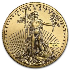 American Eagle 1/4 oz Gold BU Coin (Random Year, Varied Condition) 4745.84 per troy oz