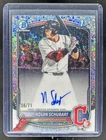 2025 Bowman Draft Nolan Schubart Chrome Auto Sparkle Refractor 1st Prospect #/71