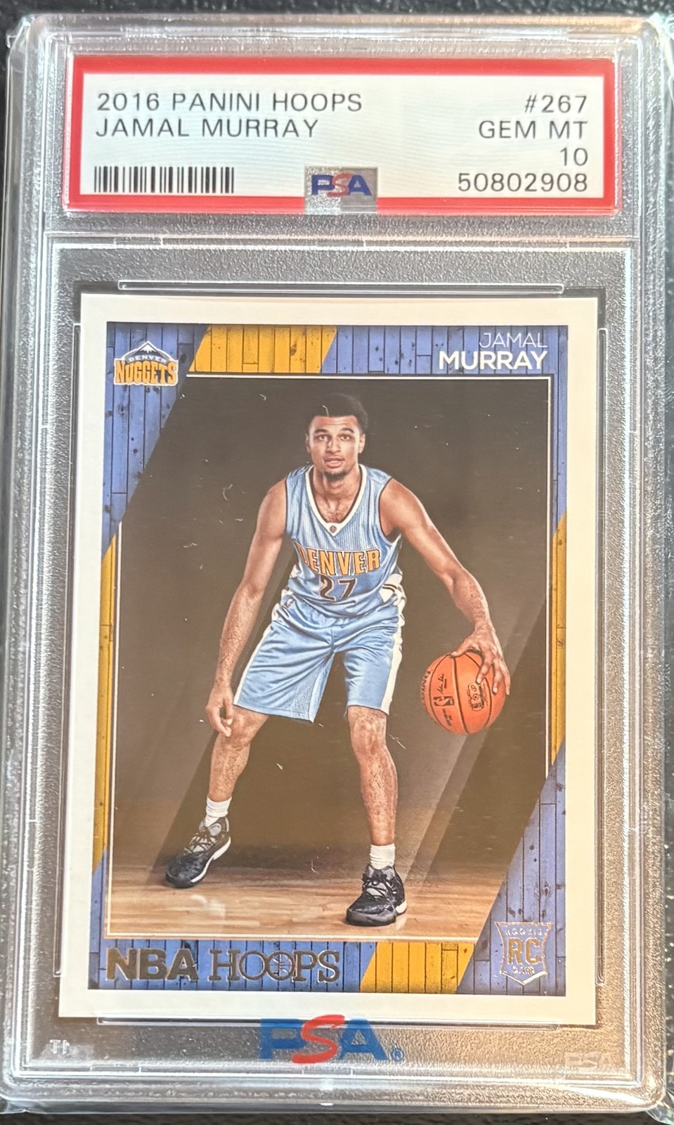 2016 Panini Hoops #267 Jamal Murray PSA 10