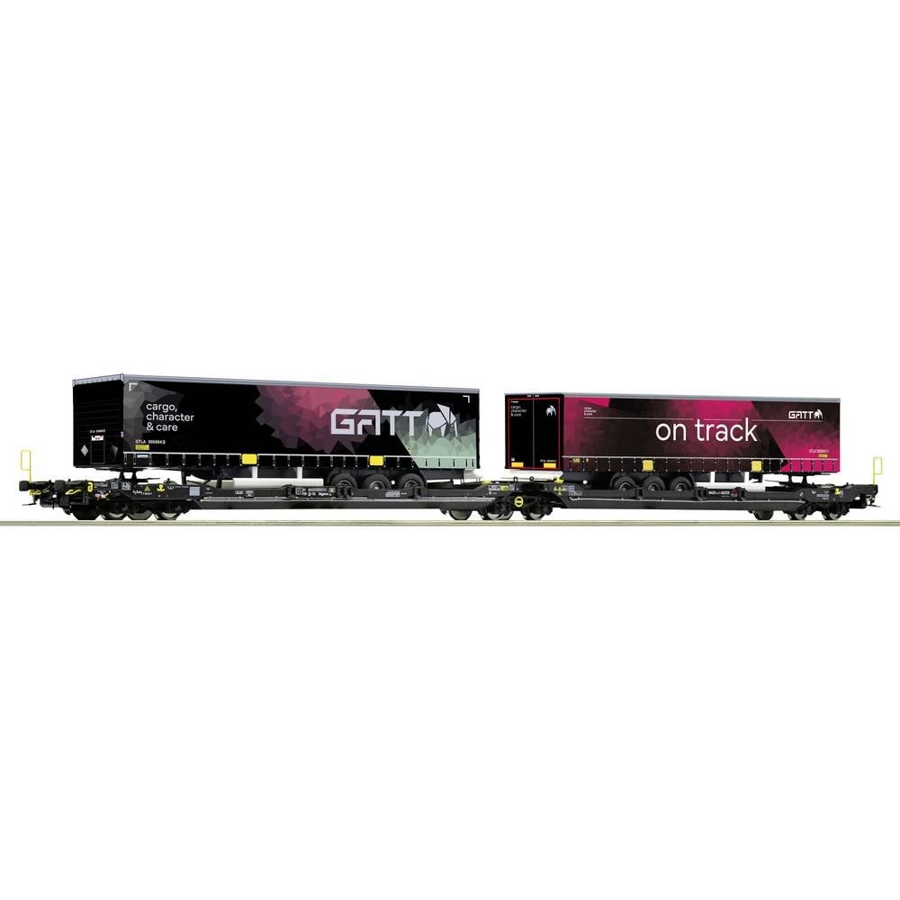 Roco 6600170 Wagon Porte-Conteneur CC de Haute Précision Finition Pro