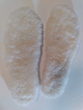 NEW 100 Genuine Austrailian Sheep Wool Fleece Thick Insoles Women Size 11