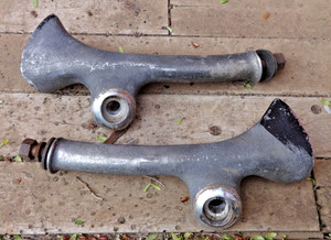 1934 1935 Chevy Standard HEADLIGHT STANDS Mounts Original GM pair