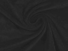 CORD Stoff vorgewaschen weich strapazierfähig Hosen Hemden SCHWARZ EUR 14,98/m