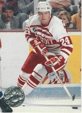 1991-92 Pro Set Platinum - Bob Probert #34 Detroit Red Wings