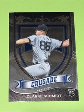 Clarke Schmidt 2021 Panini Chronicles Crusade Holo RC #17 Yankees Baseball Card
