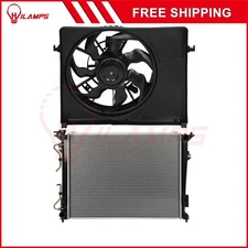 Electric Radiator Cooling Fan Kit Fits 2006 2007 2008 2009 Hyundai Sonata