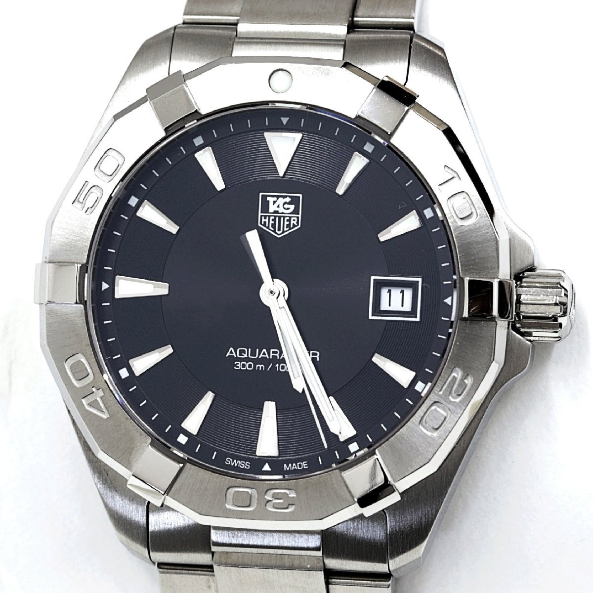 Tag Heuer Aquaracer WAY1110 Quartz Black Dial Stainless Steel