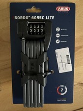 Abus Faltschloss, Fahrradschloß, BORDO LITE 6055C, schwarz