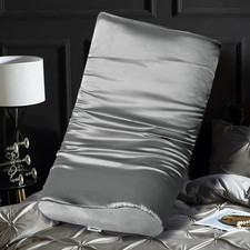 Satin Pillowcase for Contour Memory Foam Pillows, 24" X 14" X 5.1"/3.5" Cervical