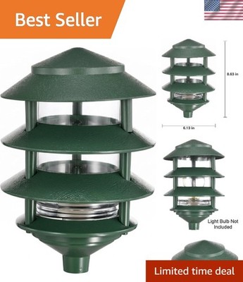 Transitional One Light Outdoor Landscape in Bronze Finish - Elevate Your Garden