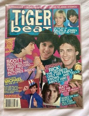 Tiger Beat Magazine July 1982 Scott Baio, Rick Springfield w Poster