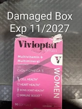 Vivioptal Women 90 Softgels Multivitamin & Multimineral Coq10 & Omega 3 #81