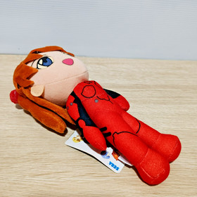 Neon Genesis Evangelion Asuka Langley Plush Toy SEGA 1995 Toy Japan Plug Suit