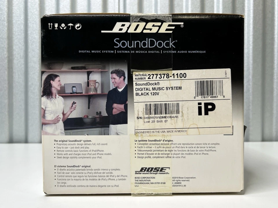 Bose SoundDock Digital Music System Series I Black First Edition 1 277378-1100 - Image 4 of 4
