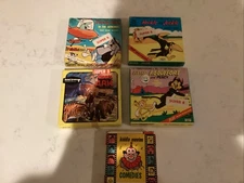 Lot 5 Vintage Super 8mm Movie Films Heckle & Jeckle Deputy Dawg Little Roquefort