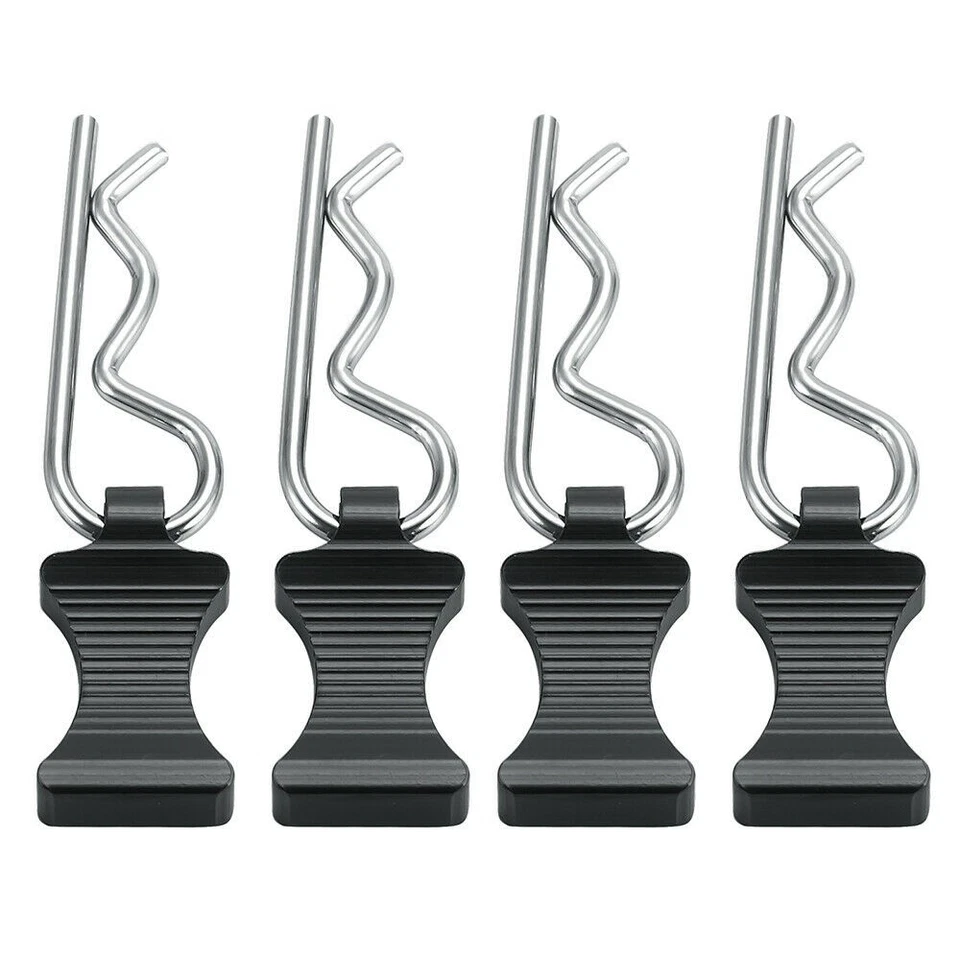 4Pack Durable 1/6 RC Car Body Shell Clips With Mount For Axial SCX6 AXI05000 - Image 3 of 4