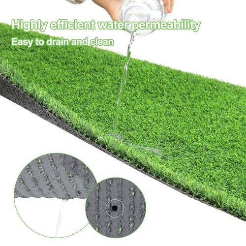 Artificial Grass, 4x6 Feet Artificial Grass Outdoor Rug, Realistic ...