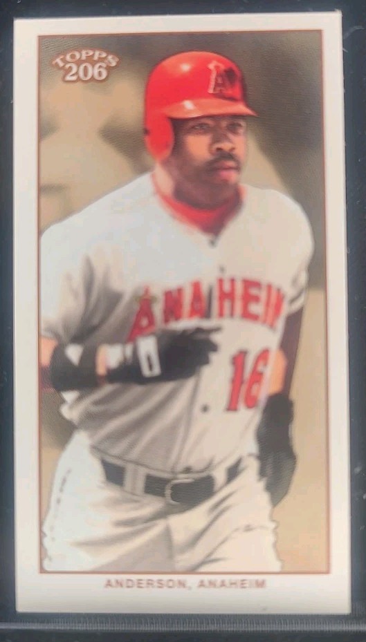 2002 Topps 206 Uzit #324 Garret Anderson