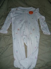 Carter's Girls 2 Way Zip Sleeper Size 3M BNwoT