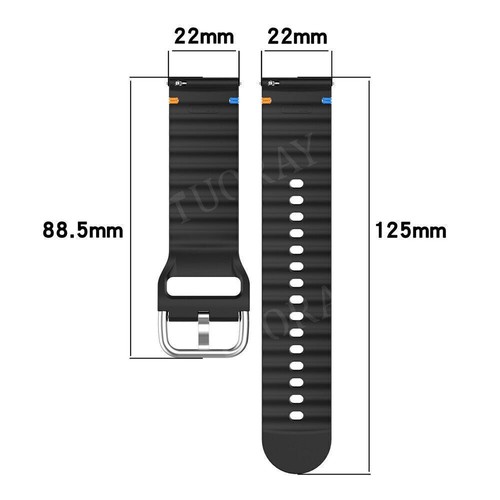 Silikon Armband Für Samsung Galaxy Watch 3/4/5/6/7/FE 40 44 43 46 47mm Active 2 - Bild 30 von 50