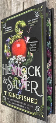 SIGNED Waterstones HEMLOCK & SILVER T Kingfisher SPRAYED EDGES UK 1st/1st