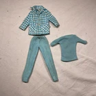 VTG Barbie Outdoor Life #1637 Blue Jacket Top Pants Original