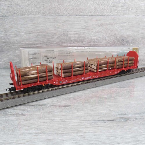 FLEISCHMANN 525405 - H0 - DB - Rungenwagen mit Ladung - OVP - #AB19145 | Condition: Gebraucht