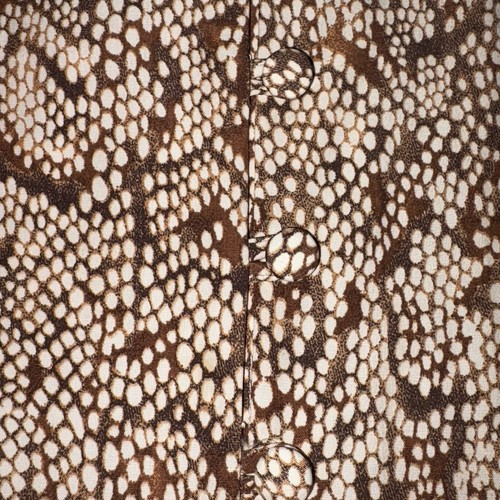 Vtg Y2K Victoria's Secret Moda International Animal Print Ruffle Maxi Dress 12 - Picture 3 of 11