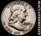 1957-D Silver Franklin Half Dollar-Scarce Better Date No Reserve #i3971