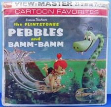 View-Master '64 vtg FLINTSTONES Pebbles Bamm-Bamm / 16 pg Booklet SEALED
